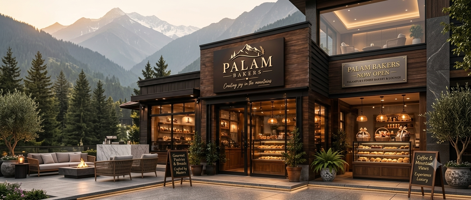Palam Bakers Shop Banner